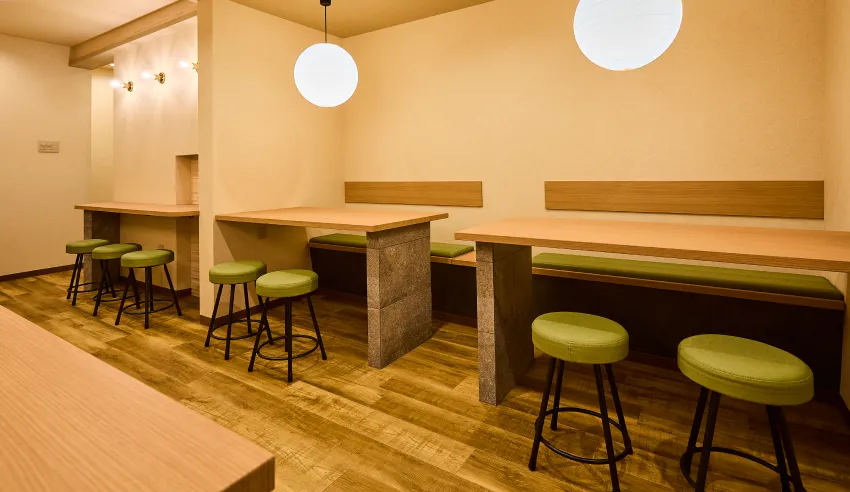 カフェのような 洒落た空間